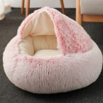 soft-plush-pet-cave-bed-for-medium-sized-cats-dogs-higooga-333088