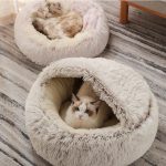 soft-plush-pet-cave-bed-for-medium-sized-cats-dogs-higooga-333088